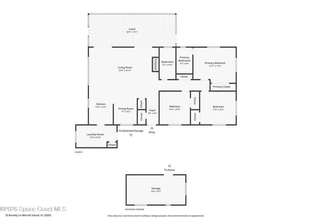 Homes for sale in Merritt Island, FL | 75 Brandy Ln, Merritt Island, FL 32952 | MLS# 1081618