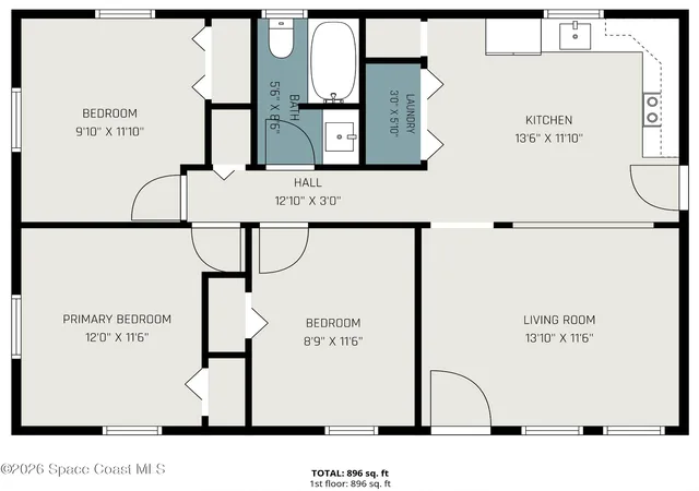 Photo 3 of Single family home for sale at 1076 Ivanhoe St Nw, Palm Bay, FL 32907 | MLS# 1085511 | Listing updated on 2026-09-17