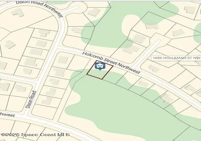 Photo 2 of Land for sale at 1580 Holcomb St Nw, Palm Bay, FL 32907 | MLS# 1085891 | Listing updated on 2026-08-25