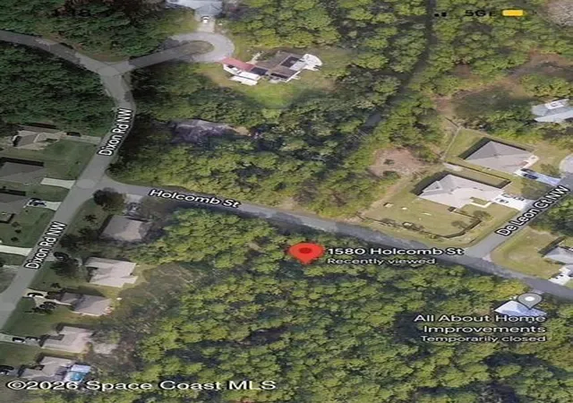 Photo 3 of Land for sale at 1580 Holcomb St Nw, Palm Bay, FL 32907 | MLS# 1085891 | Listing updated on 2026-08-25