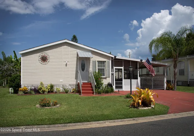 Photo 1 of Manufactured home for sale at 416 Plover Dr, Barefoot Bay, FL 32976 | MLS# 1085954 | Listing updated on 2026-09-17