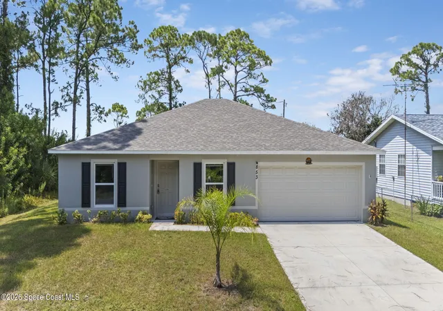 Photo 1 of Sale Pending at 853 Redrock St Se, Palm Bay, FL 32909 | MLS# 1086039 | Listing updated on 2026-09-01