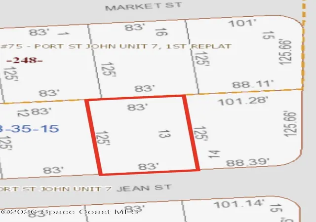 Photo 2 of Land for sale at 5010 Jean St, Cocoa, FL 32927 | MLS# 1085988 | Listing updated on 2026-09-18