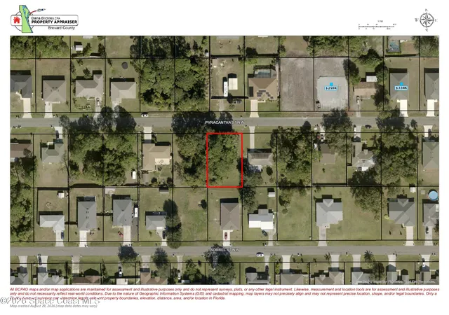 Photo 3 of Land for sale at 942 Pyracantha St Nw, Palm Bay, FL 32907 | MLS# 1086274 | Listing updated on 2026-08-29