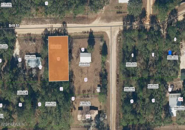 Photo 2 of Land for sale at 0 Britt St, Interlachen, FL 32148 | MLS# 2049722 | Listing updated on 2025-10-31