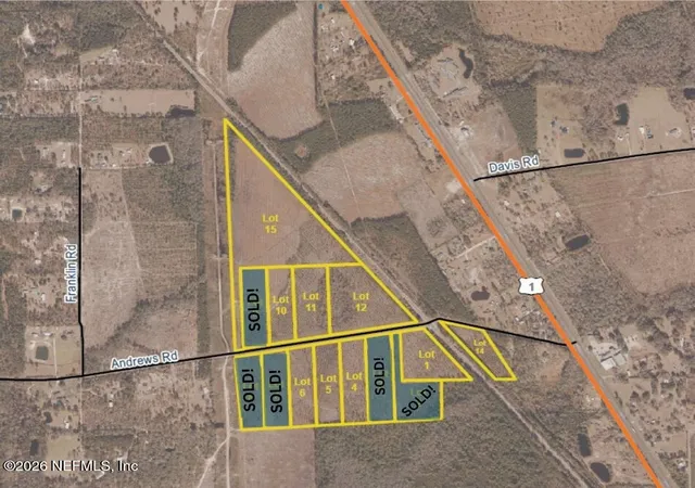Photo 2 of Land for sale at Lot 15 Andrews Rd, Hilliard, FL 32046 | MLS# 2052324 | Listing updated on 2026-07-06