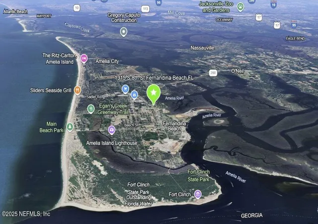 Land for sale at 1315 S 8th Street, Fernandina Beach, FL 32034 | MLS# 2068328 | Listing updated on 2025-10-07