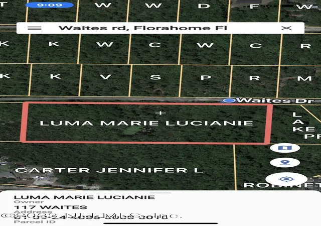 Photo 3 of Land for sale at 117 Waites Dr, Florahome, FL 32140 | MLS# 2088682 | Listing updated on 2026-04-03