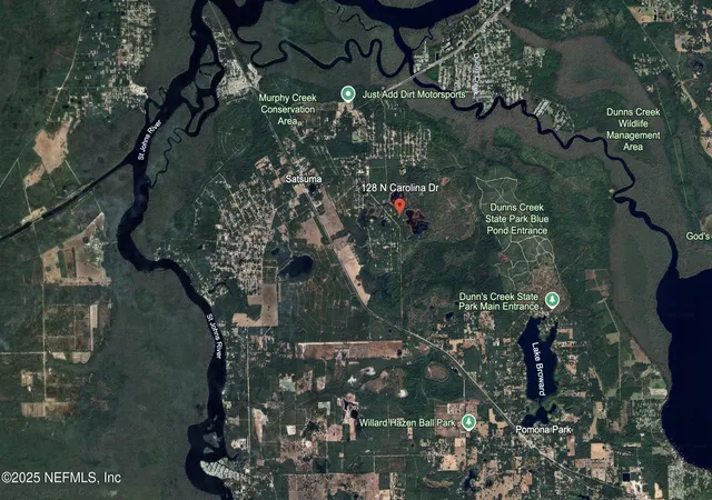 Photo 3 of Land for sale at 128 N Carolina Dr, Satsuma, FL 32189 | MLS# 2110318 | Listing updated on 2026-03-23