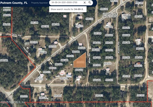 Photo 3 of Land for sale at 0 Miller Rd, Interlachen, FL 32148 | MLS# 2118824 | Listing updated on 2026-08-25