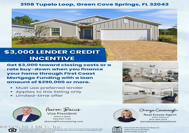 Homes for sale in Green Cove Springs, FL | 3108 Tupelo Loop, Green Cove Springs, FL 32043 | MLS# 2121349