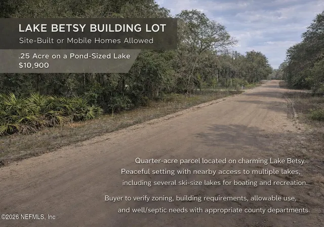 Photo 1 of Land for sale at 0400 Osborne St, Interlachen, FL 32148 | MLS# 2120885 | Listing updated on 2026-02-25