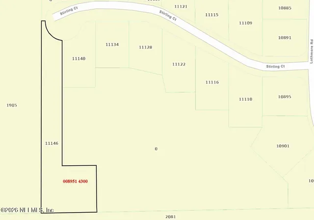 Photo 3 of Land for sale at 11146 Stirling Ct, Jacksonville, FL 32221 | MLS# 2130636 | Listing updated on 2026-07-21