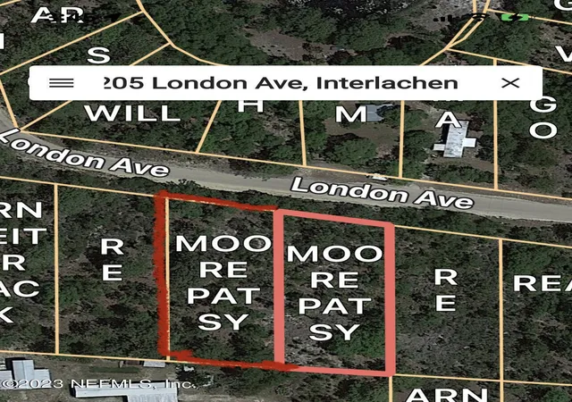 Photo 2 of Land for sale at 205 London Ave, Interlachen, FL 32148 | MLS# 2133251 | Listing updated on 2026-09-03