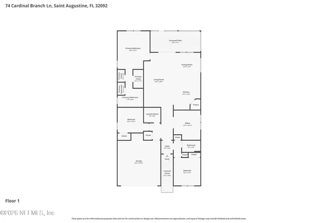 Homes for sale in Saint Augustine, FL | 74 Cardinal Branch Ln, Saint Augustine, FL 32095 | MLS# 2135434