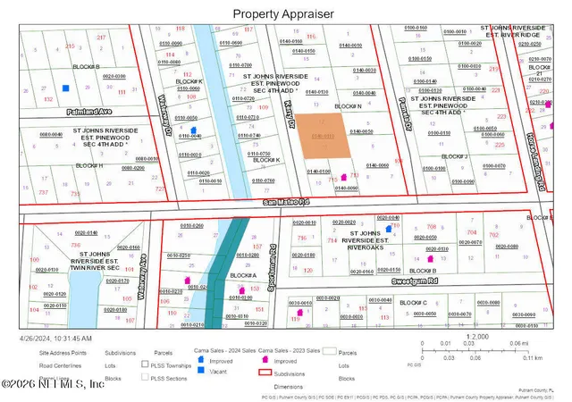 Photo 1 of Land for sale at 104 Kerry Dr, Satsuma, FL 32189 | MLS# 2136494 | Listing updated on 2026-03-24