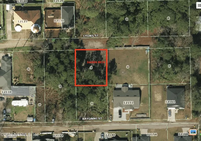Land for sale at 12138 Lyons St, Jacksonville, FL 32224 | MLS# 2136044
