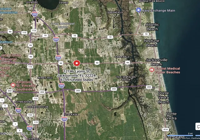 Photo 3 of Land for sale at 12138 Lyons St, Jacksonville, FL 32224 | MLS# 2136044 | Listing updated on 2026-07-14