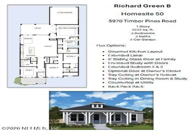 Photo 2 of Single family home for sale at 5970 Timber Pines Rd, Jacksonville, FL 32224 | MLS# 2139300 | Listing updated on 2026-06-18