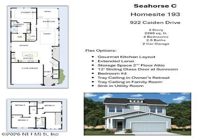 Photo 2 of Single family home for sale at 922 Caiden Dr, Ponte Vedra, FL 32081 | MLS# 2141092 | Listing updated on 2026-08-27