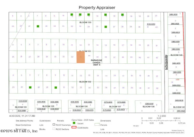 Photo 1 of Land for sale at 222 Garrison Ave, Georgetown, FL 32139 | MLS# 2140894 | Listing updated on 2026-04-20