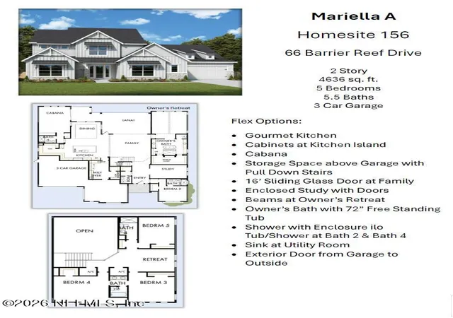 Photo 2 of Sale Pending at 66 Barrier Reef Dr, Ponte Vedra, FL 32081 | MLS# 2146109 | Listing updated on 2026-08-28