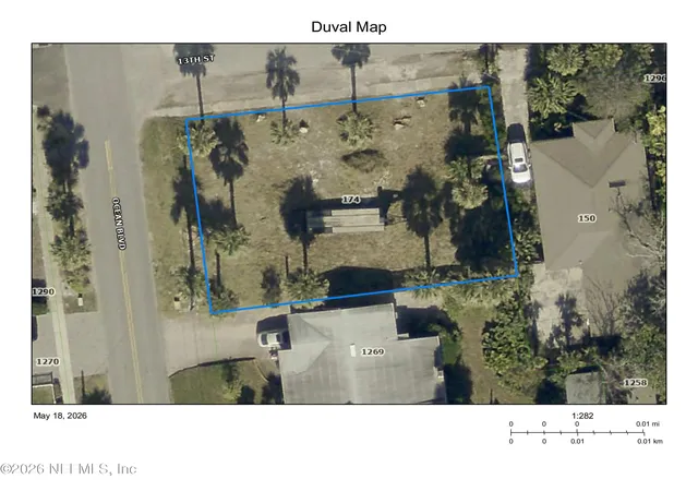 Photo 3 of Land for sale at 174 13th Street, Atlantic Beach, FL 32233 | MLS# 2146059 | Listing updated on 2026-07-06