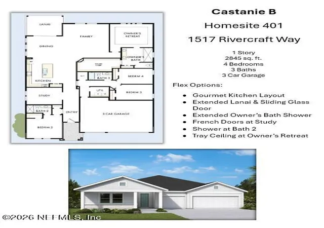 Photo 2 of Single family home for sale at 1517 Rivercraft Way, Green Cove Springs, FL 32043 | MLS# 2147945 | Listing updated on 2026-09-15