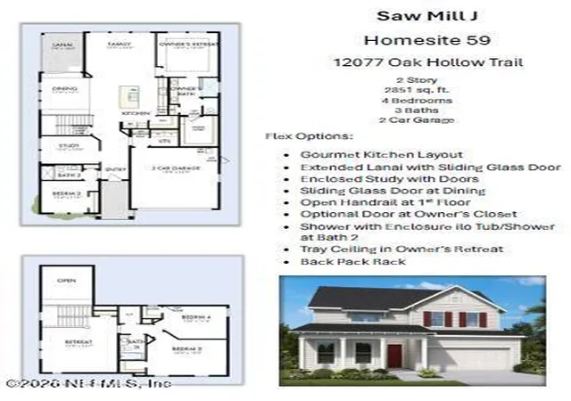 Photo 2 of Single family home for sale at 12077 Oak Holw Trl, Jacksonville, FL 32256 | MLS# 2150558 | Listing updated on 2026-08-27