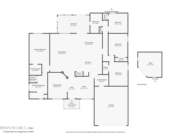 Photo 3 of Single family home for sale at 712 Red Cedar Ct, Orange Park, FL 32073 | MLS# 2155213 | Listing updated on 2026-08-20