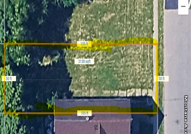 Photo 1 of Land for sale at 76 Montana Ave, Buffalo, NY 14211 | MLS# B1627469 | Listing updated on 2026-07-22