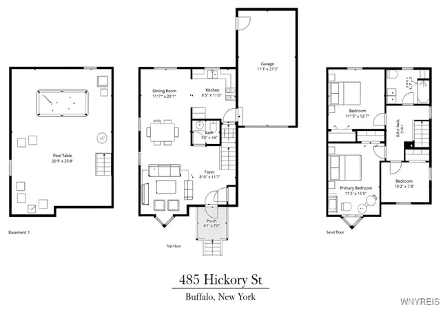 Photo 3 of Sale Pending at 485 Hickory St, Buffalo, NY 14204 | MLS# B1658799 | Listing updated on 2026-02-06
