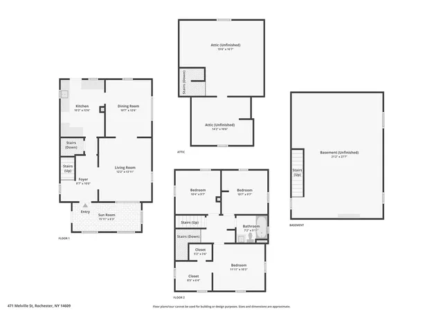 Homes for sale in Rochester, NY | 471 Melville St, Rochester, NY 14609 | MLS# R1661890