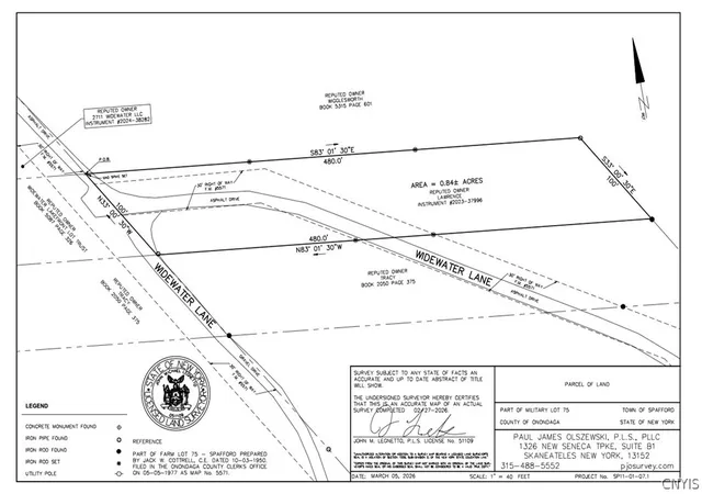 2nd image of 0 Widewater Ln, Spafford, NY 13152 | MLS# S1672655