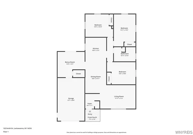 Homes for sale in Lackawanna, NY | 122 Smith Dr, Lackawanna, NY 14218 | MLS# B1683276