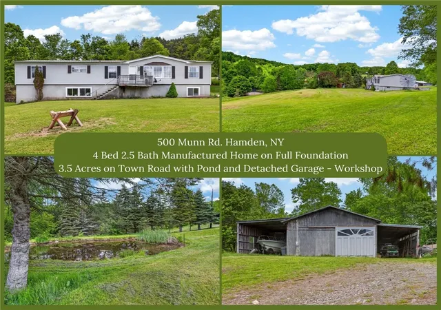Photo 1 of Sale Pending at 500 Munn Rd, Walton, NY 13856 | MLS# R1678307 | Listing updated on 2026-08-04