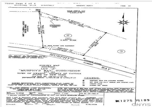 Homes for sale in Owasco, NY | Lot 2 Murphy's Way, Owasco, NY 13021 | MLS# S1696910