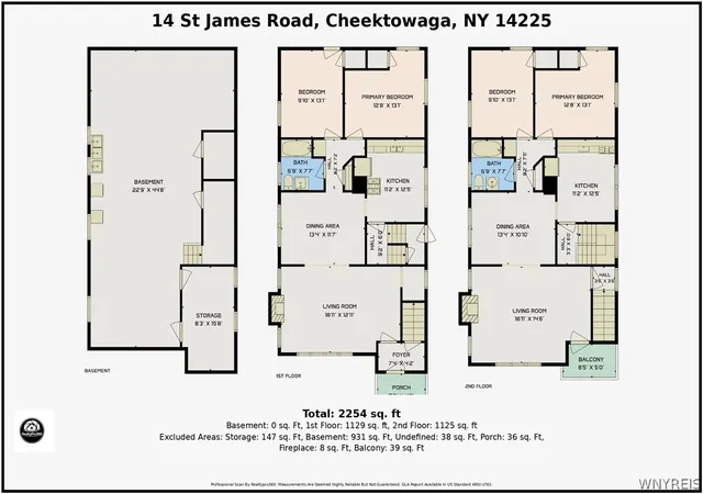Photo 3 of Multi family home for sale at 14 Saint James Rd, Depew, NY 14043 | MLS# B1696946 | Listing updated on 2026-07-19
