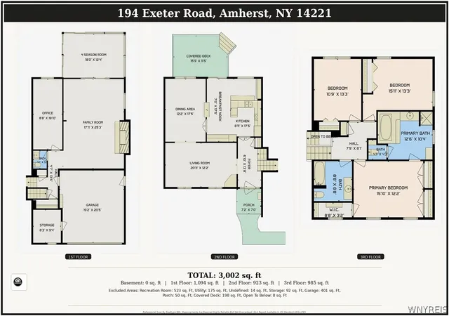 Homes for sale in Amherst, NY | 194 Exeter Rd, Amherst, NY 14221 | MLS# B1696728