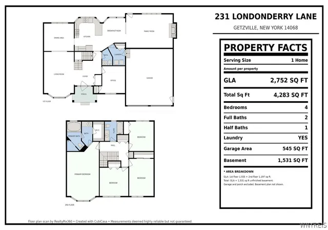 3rd image of 231 Londonderry Ln, Getzville, NY 14068 | MLS# B1701030