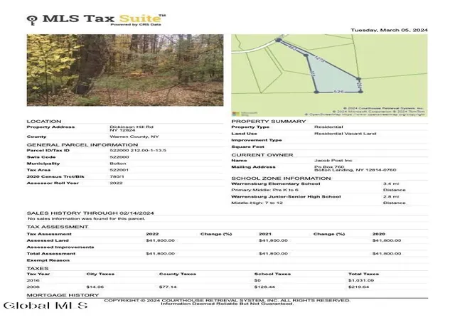 Homes for sale in Bolton, NY | 354 Dickinson Hill Rd, Bolton, NY 12824 | MLS# 202524145