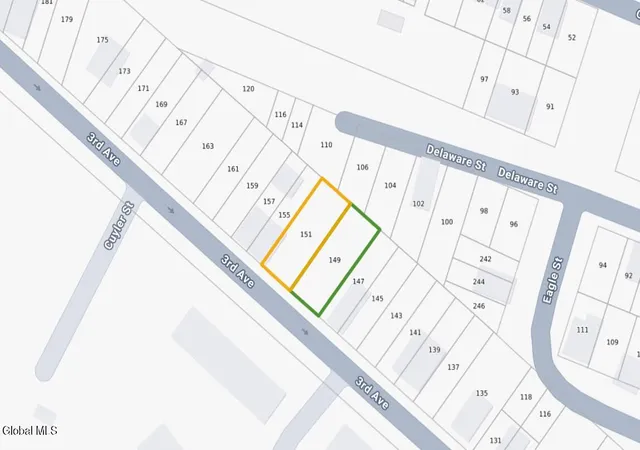 Photo 3 of Land for sale at 149 151 3rd Avenue, Albany, NY 12202 | MLS# 202611326 | Listing updated on 2026-08-17