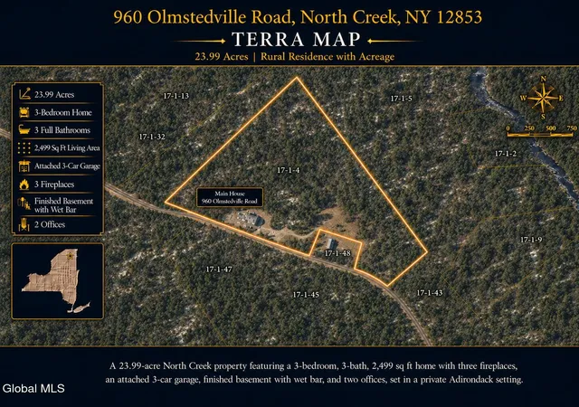 Photo 2 of Single family home for sale at 960 Olmstedville Rd, North Creek, NY 12853 | MLS# 202613346 | Listing updated on 2026-09-15