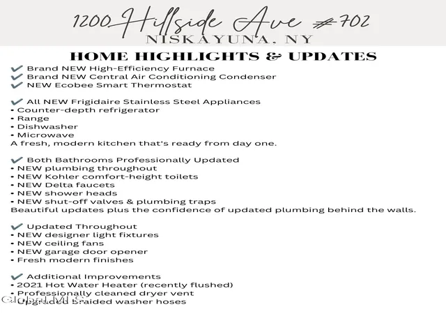 Homes for sale in Niskayuna, NY | 1200 Hillside Ave #APT 702, Niskayuna, NY 12309 | MLS# 202620665
