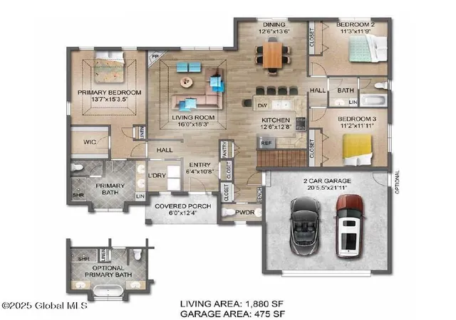 3rd image of 8 Brookhaven Ct, Wilton, NY 12866 | MLS# 202621233