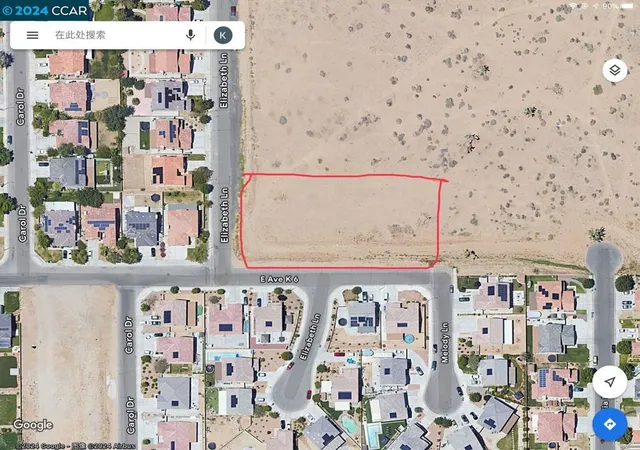 1st image of Cor Elizabeth Lane Ave, Lancaster, CA 93535 | MLS# 41049189