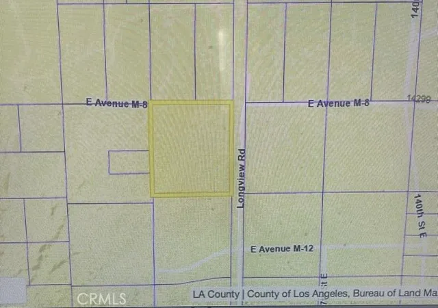 1st image of 0 Cor Longview Rd/ Drt Road, Palmdale, CA 93591 | MLS# SR25118009