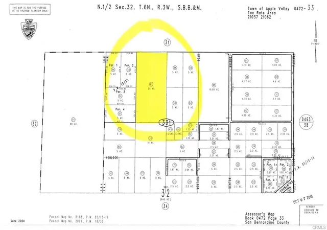 Photo 4 of Land for sale at 0 Falchion Rd, Apple Valley, CA 92307 | MLS# CV25246636 | Listing updated on 2025-11-06