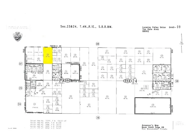 Photo 1 of Land for sale at 0 0, Lucerne Valley, CA 92356 | MLS# 541636 | Listing updated on 2026-09-30