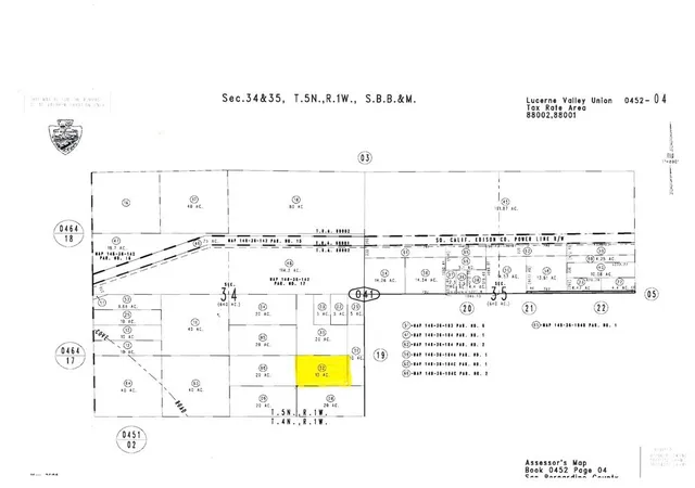 Photo 1 of Land for sale at 0 Trading Post Road, Lucerne Valley, CA 92356 | MLS# 543031 | Listing updated on 2026-09-30